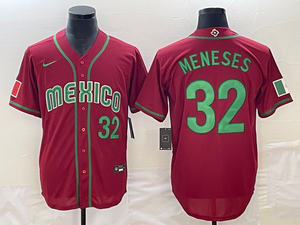 Joey Meneses Mexico Baseball Jersey Nike