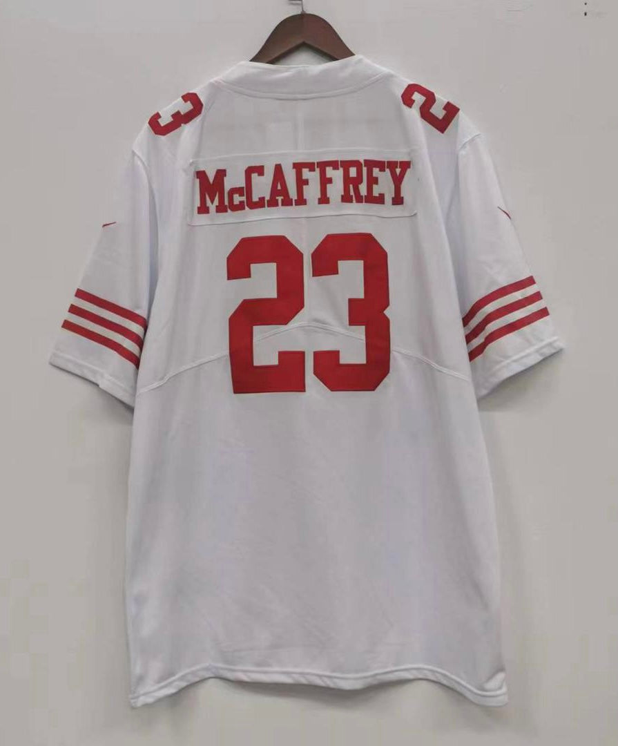 Christian McCaffrey San Francisco 49ers Jersey White – Classic Authentics