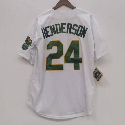 Rickey Henderson Oakland A’s Athletics Official MLB Nitchell & Ness Jersey