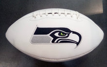 Seattle Seahawks Full Size logo Autograph Signature Football
