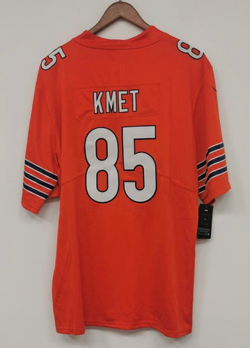 Cole Kmet Chicago Bears Official NFL Nike Jersey orange