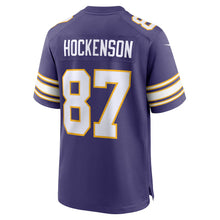 T.J. Hockenson Minnesota Vikings Jersey Nike purple