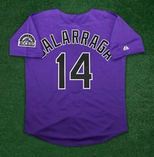 Andres Galarraga Colorado Rockies Official MLB Majestic Jersey Purple