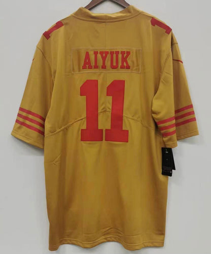 Brandon Aiyuk San Francisco 49ers Jersey gold