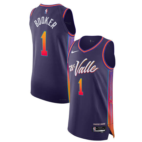 Devin Booker Phoenix Suns Official NBA Nike Jersey El Valle