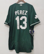 Salvador Pérez Kansas City Royals Jersey  Green St. Patrick’s Day