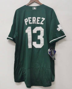 Salvador Pérez Kansas City Royals Jersey  Green St. Patrick’s Day