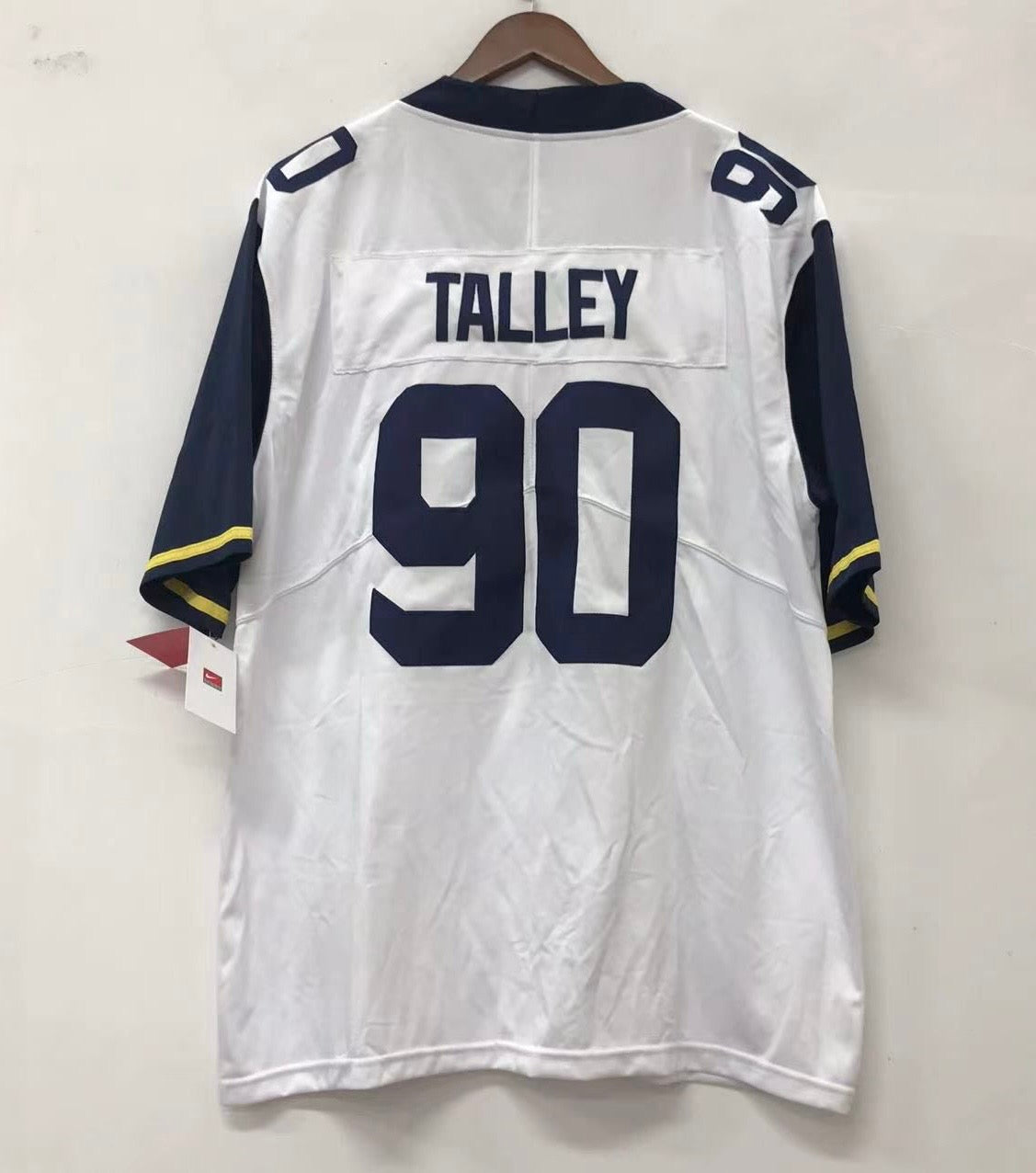 Darryl Talley West Virginia Mountaineers Official NCAA Jersey NIKE