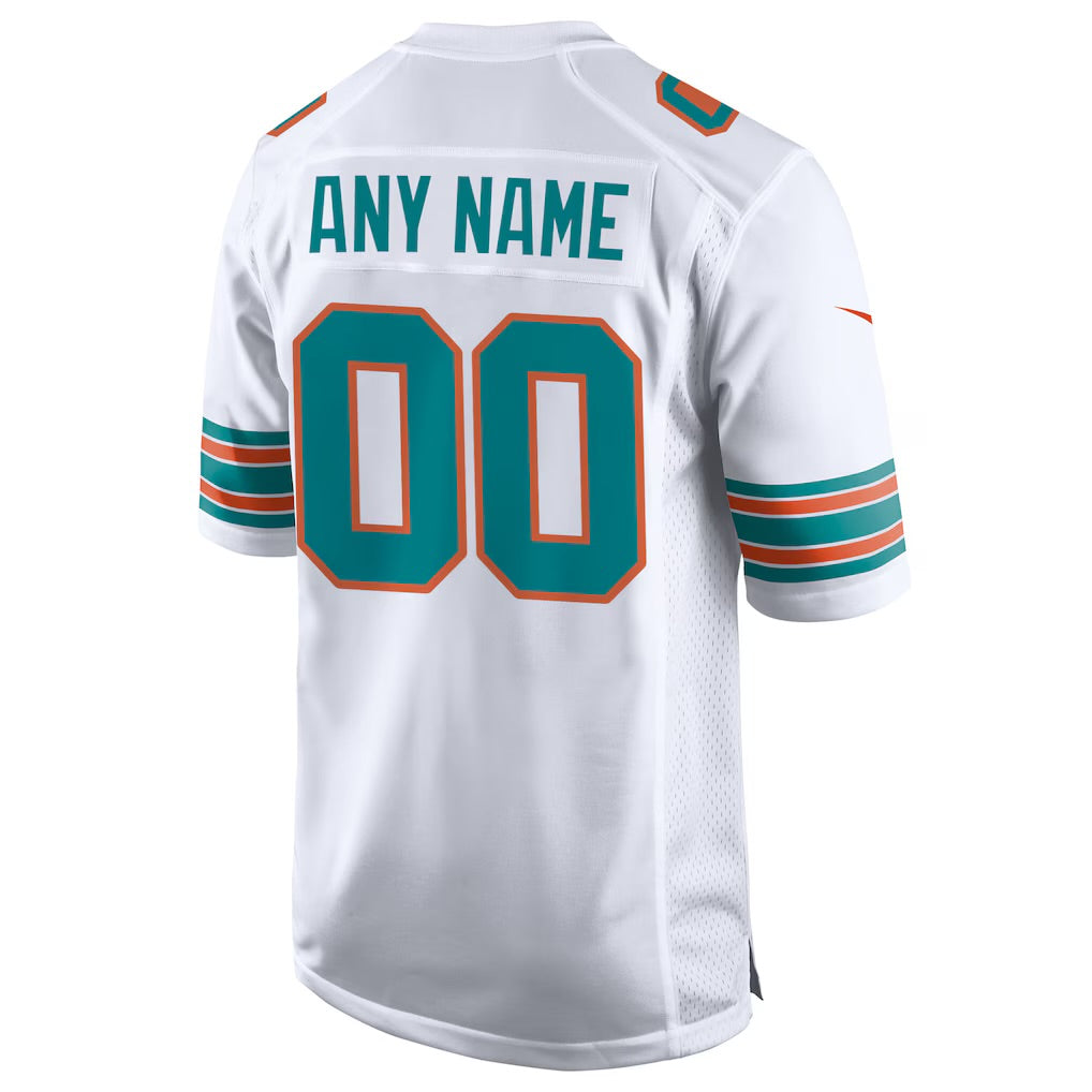Miami Dolphins Any Name & Number customized YOUTH KIDS Official NFL retro Jersey