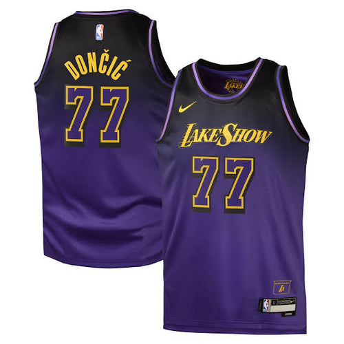 Luca Doncic Los Angeles Lakers Lake Show Official NBA Nike Jersey