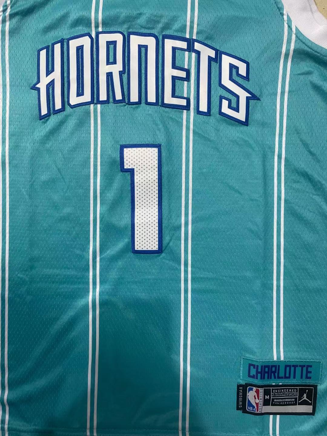 lamelo ball signed hornets jersey