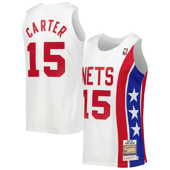 Vince Carter New Jersey Nets Official NBA Mitchell & Ness Retro Jersey