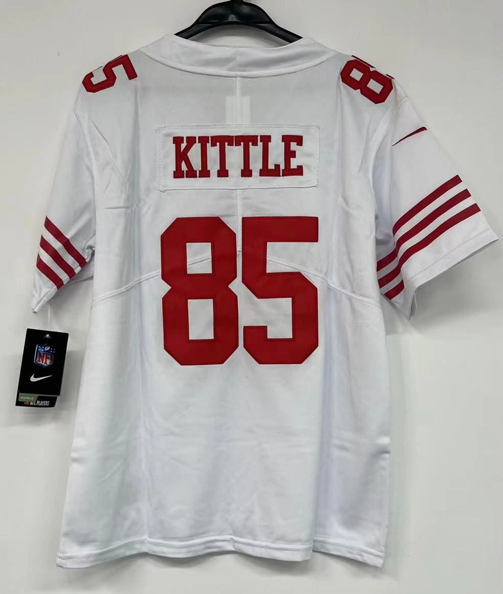 George Kittle San Francisco 49ers YOUTH KIDS Official NFL Nike Jersey white