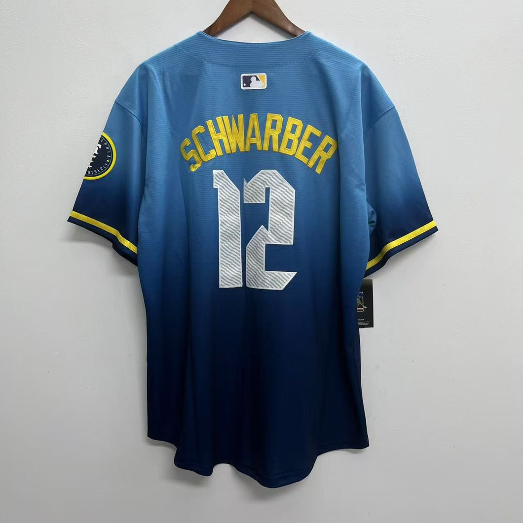 Kyle Schwarber Philadelphia Phillies Blue City Connect MLB Limited Jersey
