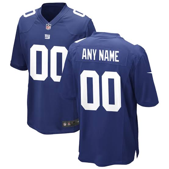 Any name & Number New York Giants Official NFL Nike Jersey