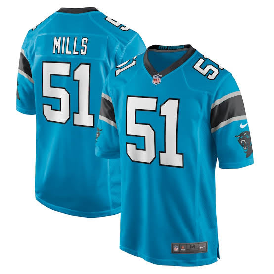 Sam Mills Carolina Panthers Official NFL NIKE Jersey