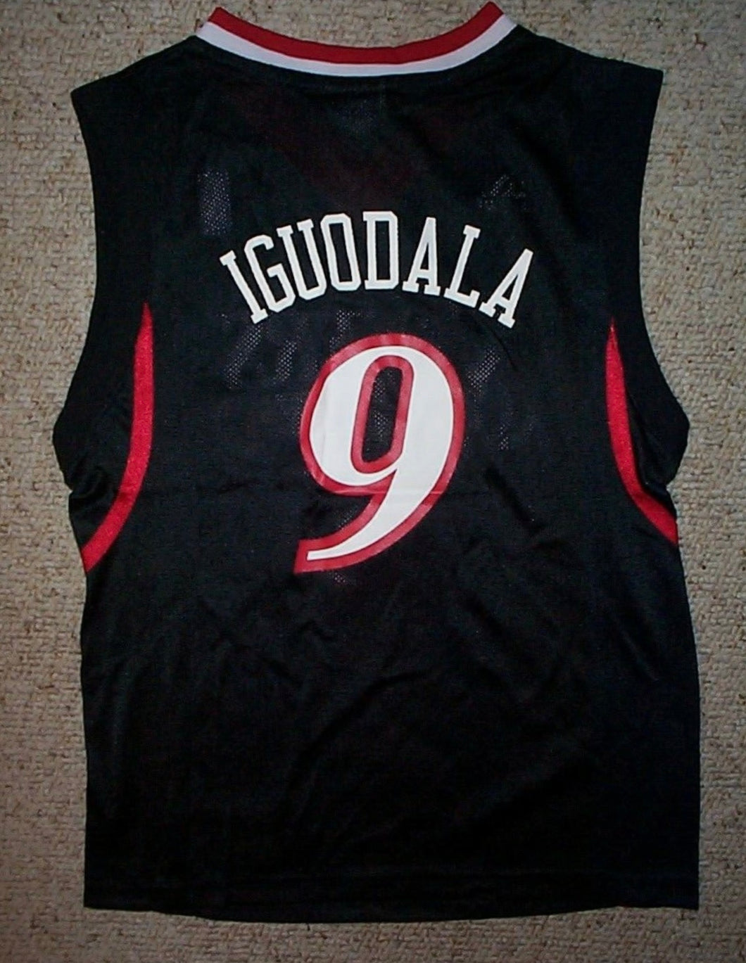 Andre Iguodala Philadelphia 76ers Official NBA Adidas  Jersey black