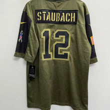 Roger Staubach Dallas Cowboys military salute to service Jersey