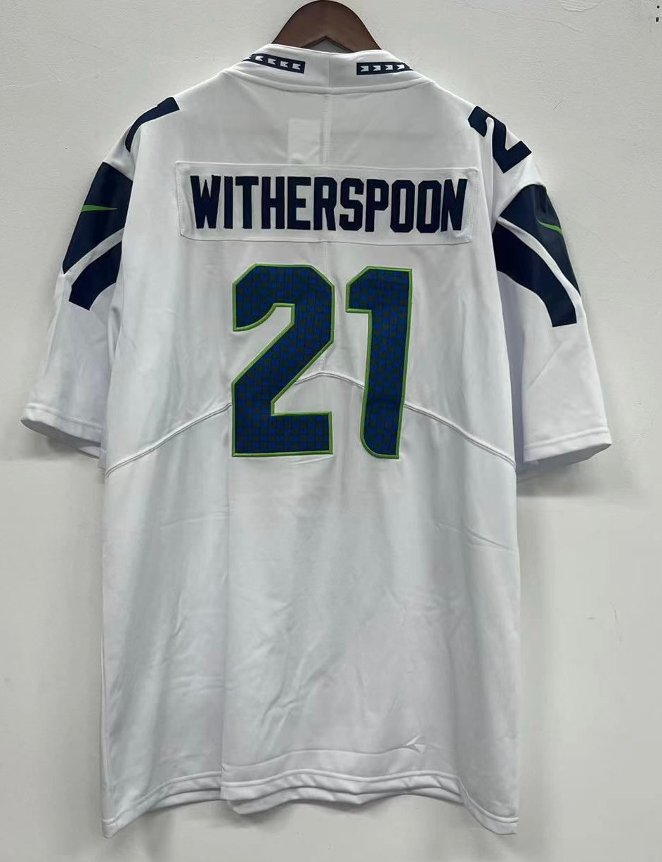 Devon Witherspoon Seattle Seahawks Jersey White Classic Authentics