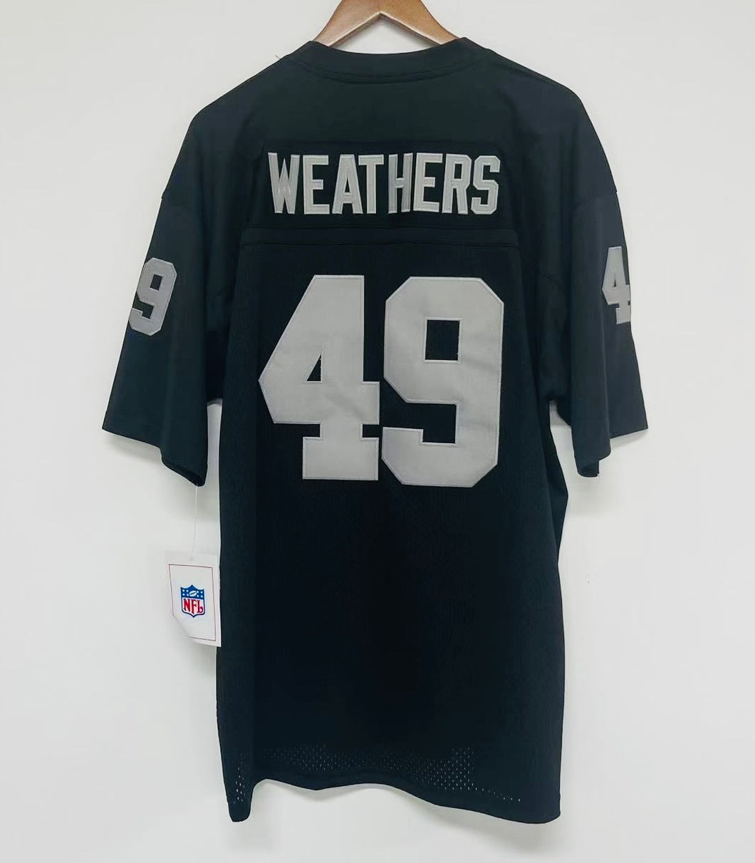 Carl Weathers Oakland  Raiders Official NFL Mitchell & Ness Jersey