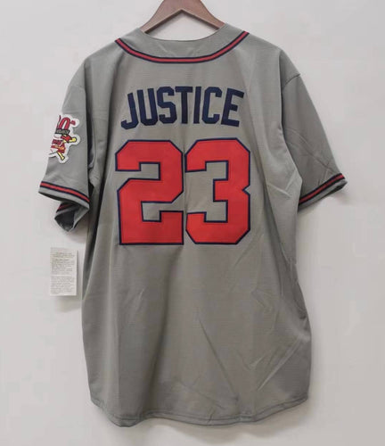 David Justice Atlanta Braves 1995 Mitchell & Ness Jersey