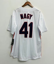 Charles Nagy Cleveland Indians Official MLB Majestic Jersey white