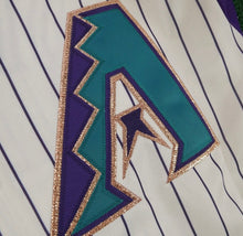 Matt Williams Arizona Diamondbacks Official MLB 2001 World Series Jersey white w/purple sleeves
