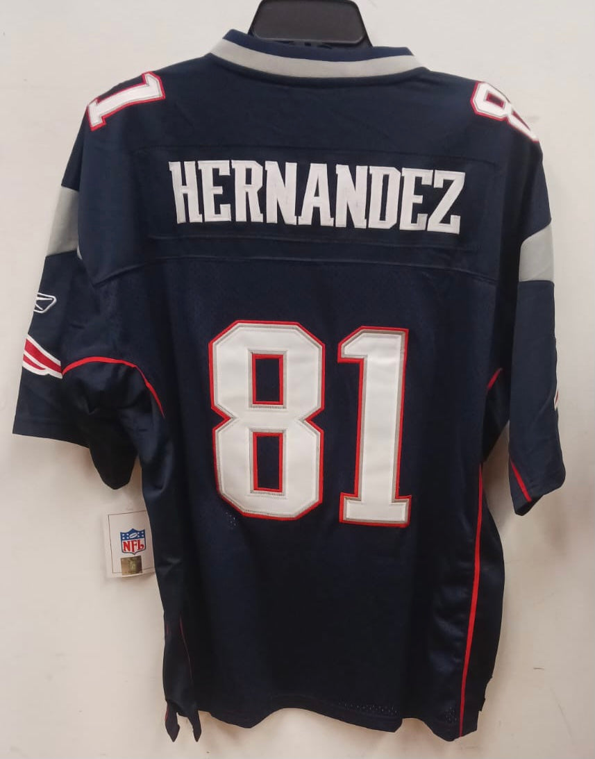 Aaron Hernandez New England Patriots Jersey red – Classic Authentics