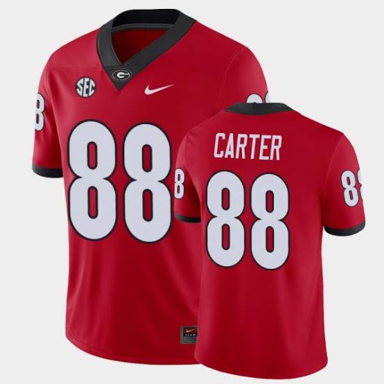 Jalen Carter Georgia Bulldogs Official NCAA Jersey Nike red