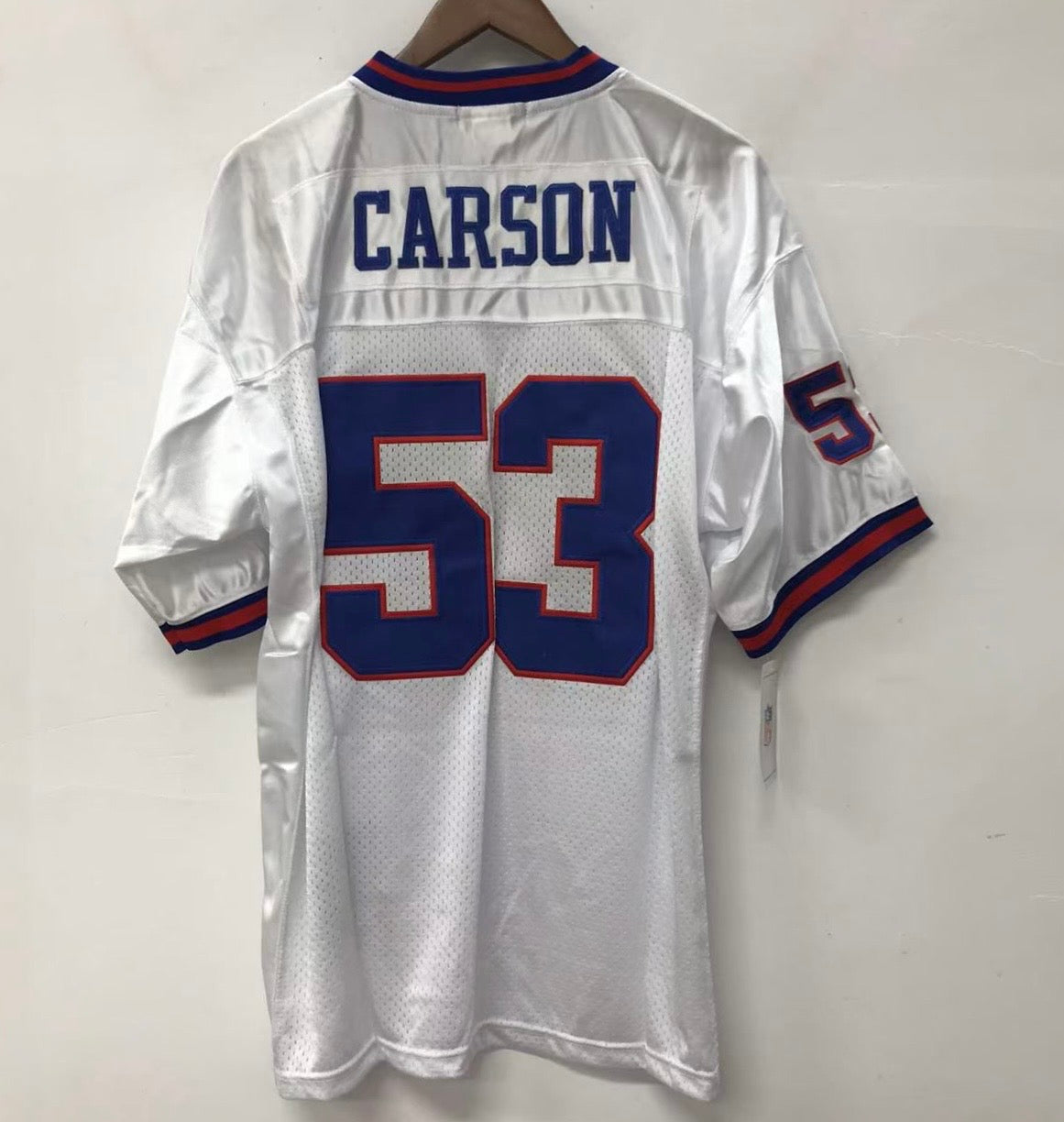 Harry Carson New York Giants Jersey Mitchell Ness white