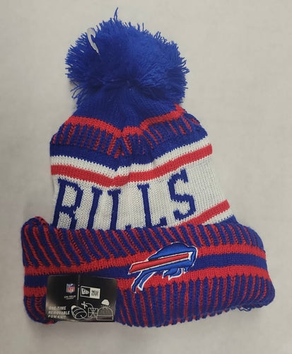 Buffalo Bills NFL New Era winter Hat with Pom Pom