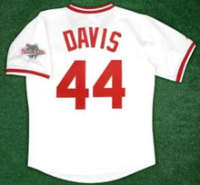Eric Davis 1990 World Series Cincinnati Reds Official MLB Majestic Jersey