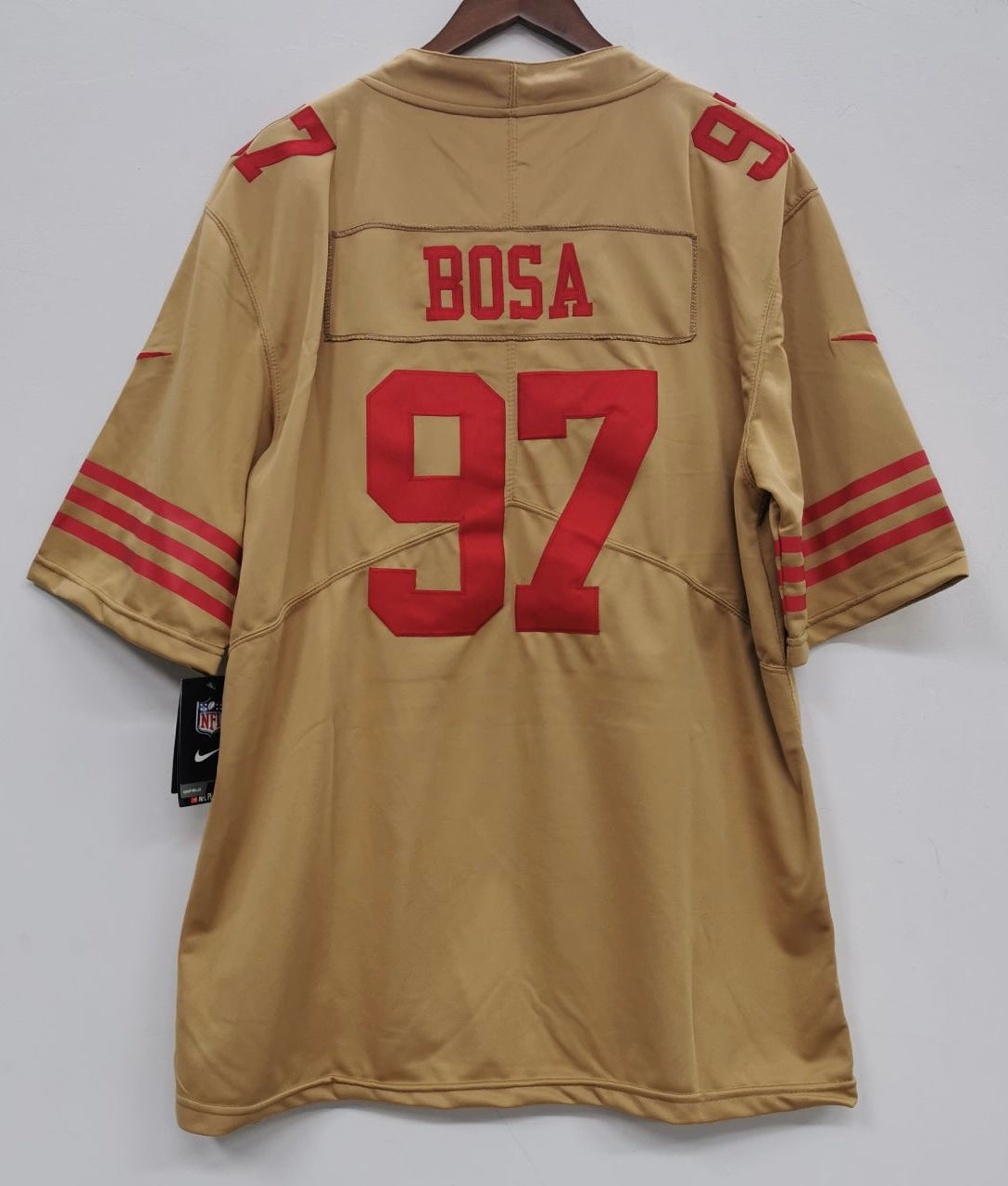 Gold 49ers jersey for sale best sale