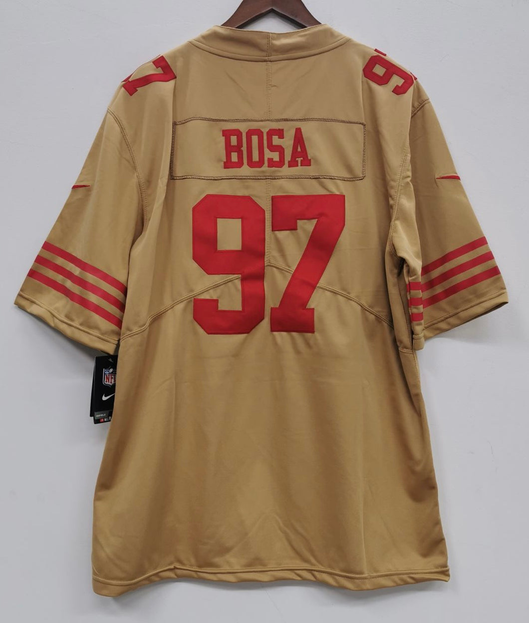 Gold san deals francisco 49ers jersey