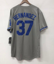 Teoscar Hernandez Los Angeles Dodgers Official MLB  Nike Jersey gray