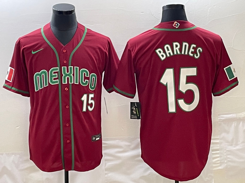 Austin Barnes Mexico Baseball Jersey Nike