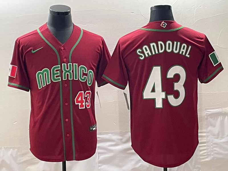 Patrick Sandoval Mexico Baseball Jersey Nike