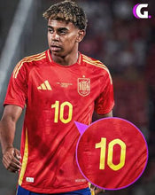 Lamine Yamal #10 Spain National Team adidas Home Authentic Jersey