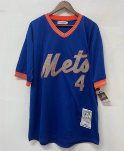 Len Lenny Dykstra New York Mets Jersey Mitchell & Ness blue