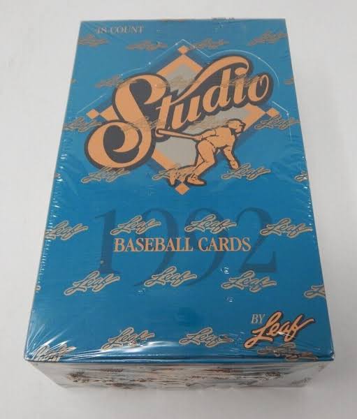 1992 Studio baseball wax box 36 packs