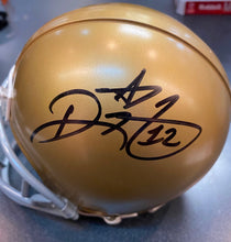 Ricky Watters Notre Dame Autographed Mini Helmet with JSA COA