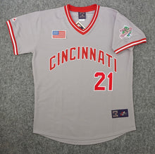 Paul O’Neill 1990 Cincinnati Reds Official MLB Majestic Jersey gray