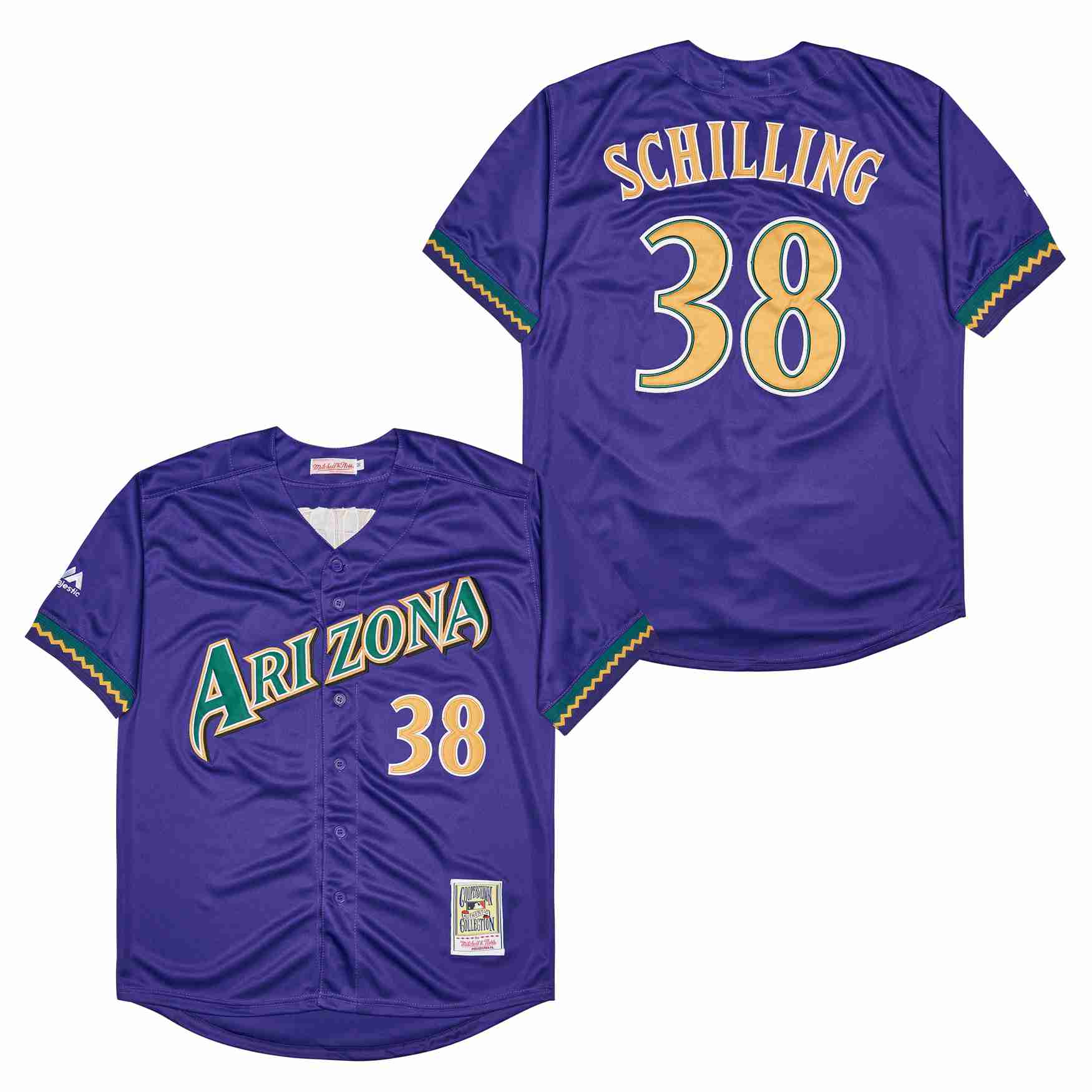 Curt Schilling Arizona Diamondbacks Official MLB Mitchell Ness Jersey