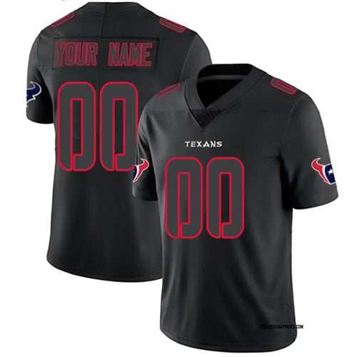 Houston Texans Any Name & Number customized YOUTH KIDS Official NFL Jersey black