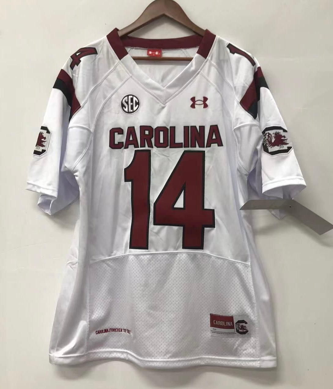 Connor Shaw South Carolina Gamecocks Jersey white Classic Authentics