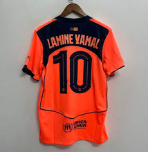 Lamine Yamal #10 FC Barcelona Nike 2025-26 Third Jersey - Total 90 "Bright Mango" Champions League Edition MEN