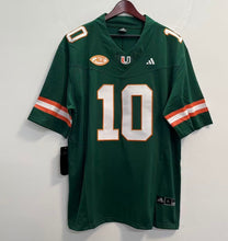 Malachi Toney Miami Hurricanes Official NCAA Adidas Jersey green