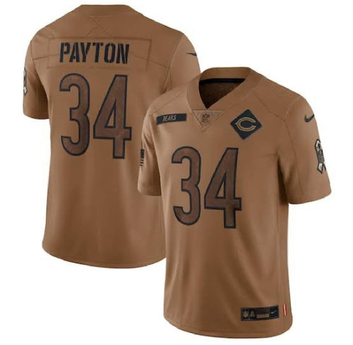 Walter Payton Chicago Bears YOUTH KIDS Official NFL Nike Salute to Service Jersey