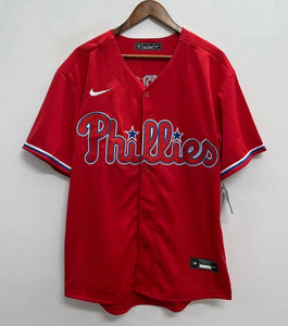 Harrison Bader Philadelphia Phillies Official MLB Nike Jersey Red