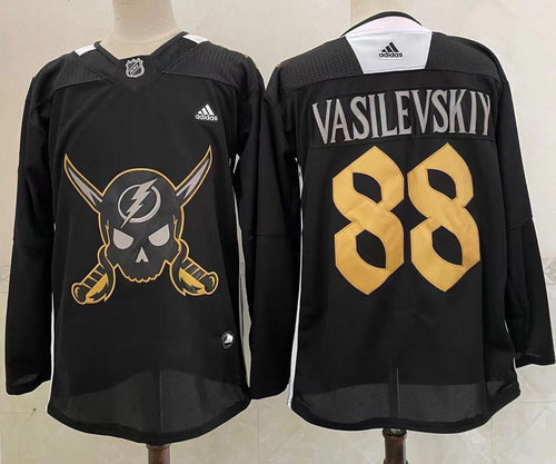 Andrei Vasilevskiy Tampa Bay Lightning Jersey Adidas black